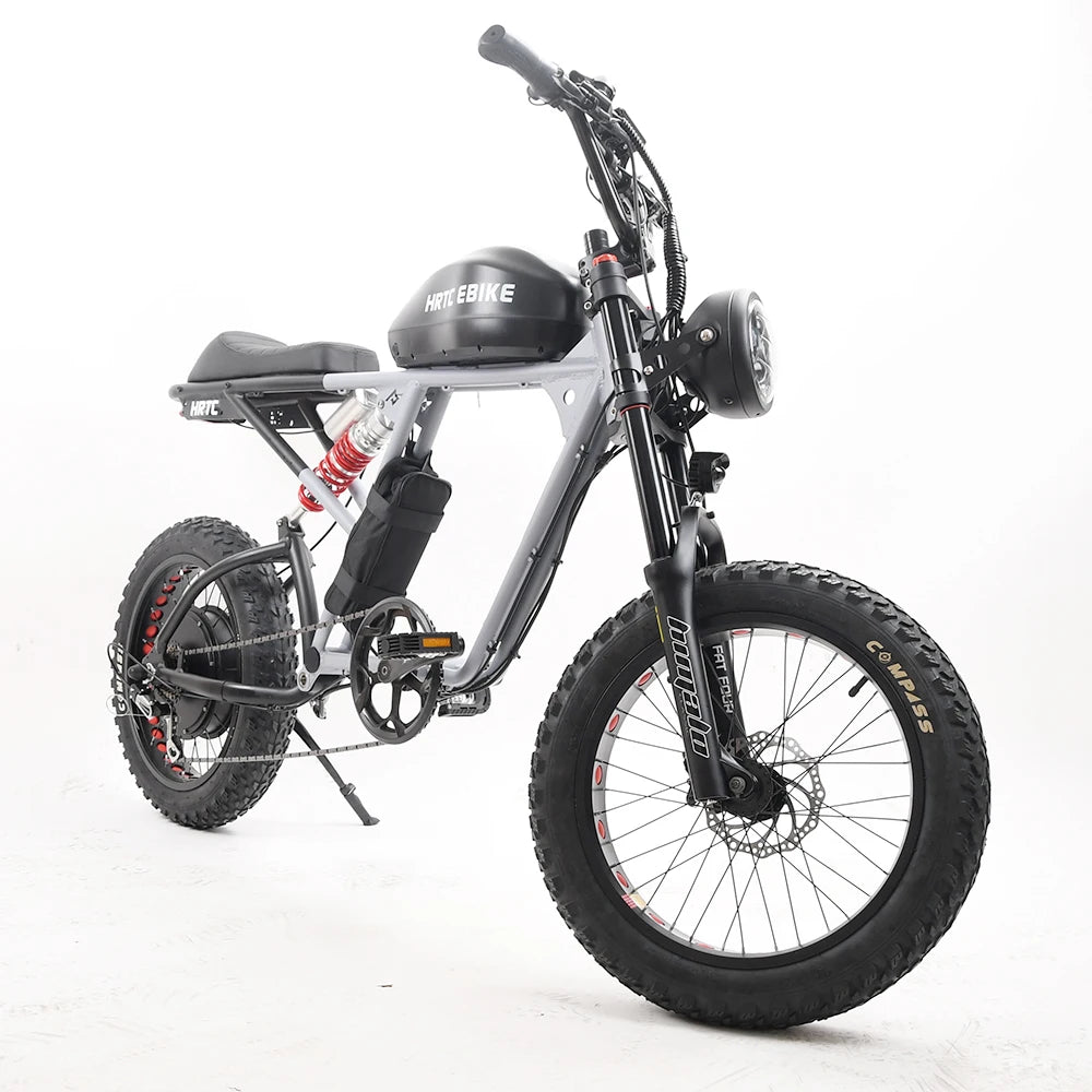 HRTC Electric Retro Off Road Ebike 1500W 48V Performance